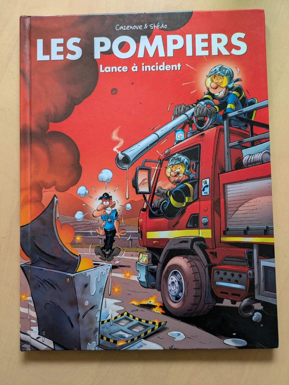 Bd les pompiers lance un incident de Cazenove et stédo